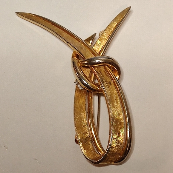 Modernist Marcel Boucher Tie Knot Brooch - Picture 2 of 16